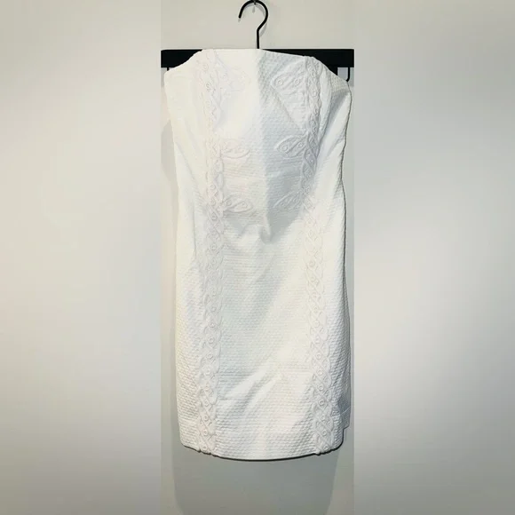 Lilly Pulitzer Tansy White Strapless Dress woman’s - Picture 2 of 6